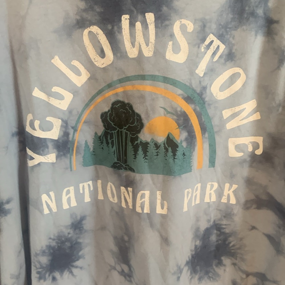 Lane Bryant Yellowstone National Park Tie-Dye T-Shirt - Picture 2 of 7
